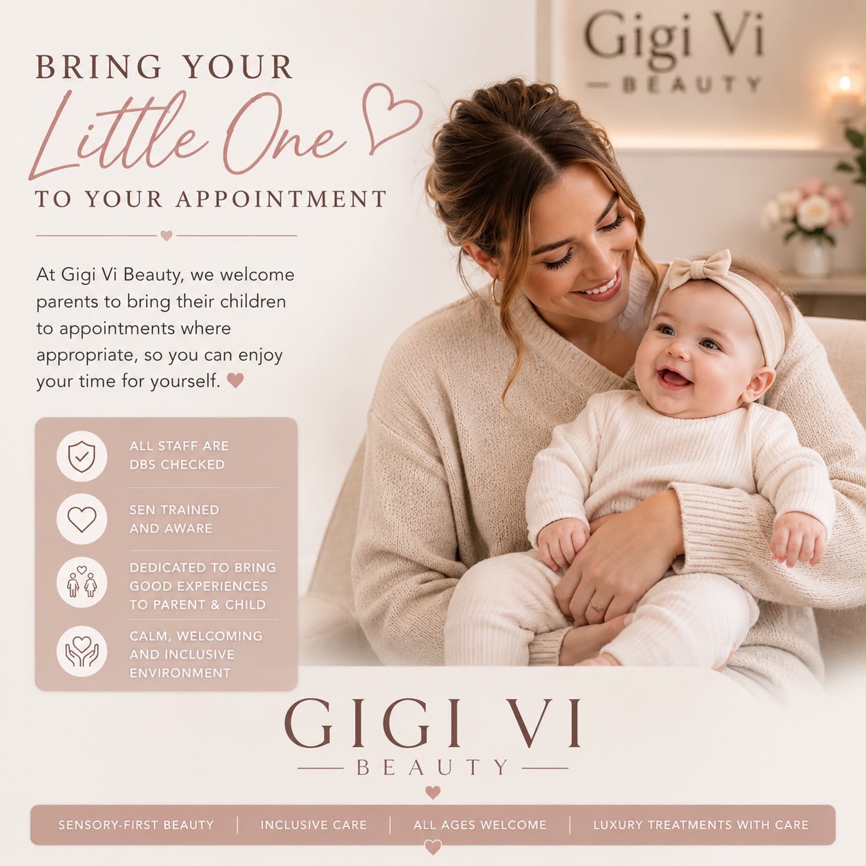 Gigi Vi Beauty salon and treatment showcase